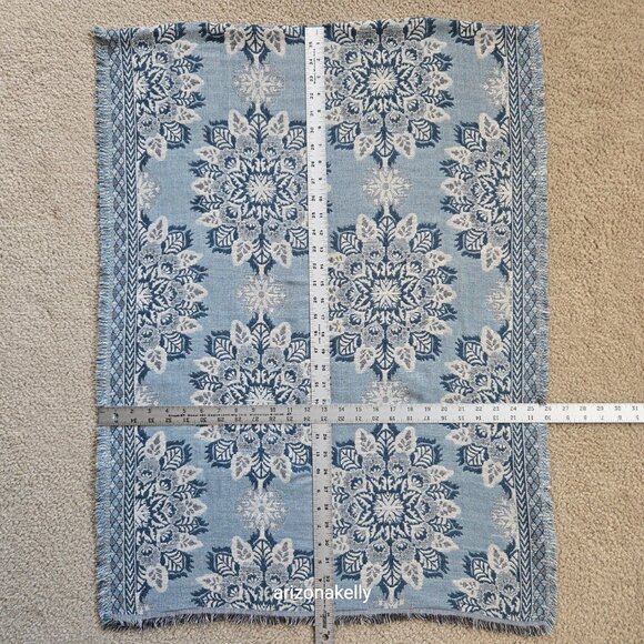 J. Jill Snowflake Jacquard India Ink Blue - Picture 7 of 9